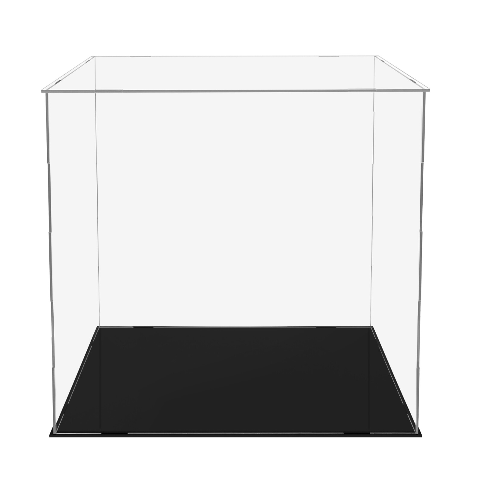 Clear Acrylic Display Case Cube Countertop Figures Toys Decorative Storage Box