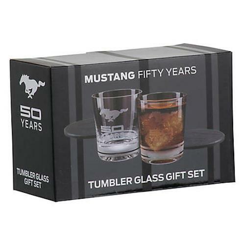 Mustang 50 YEARS Tumbler Gift Set - Last Ones! FREE USA Shipping RARE 50th Stuff