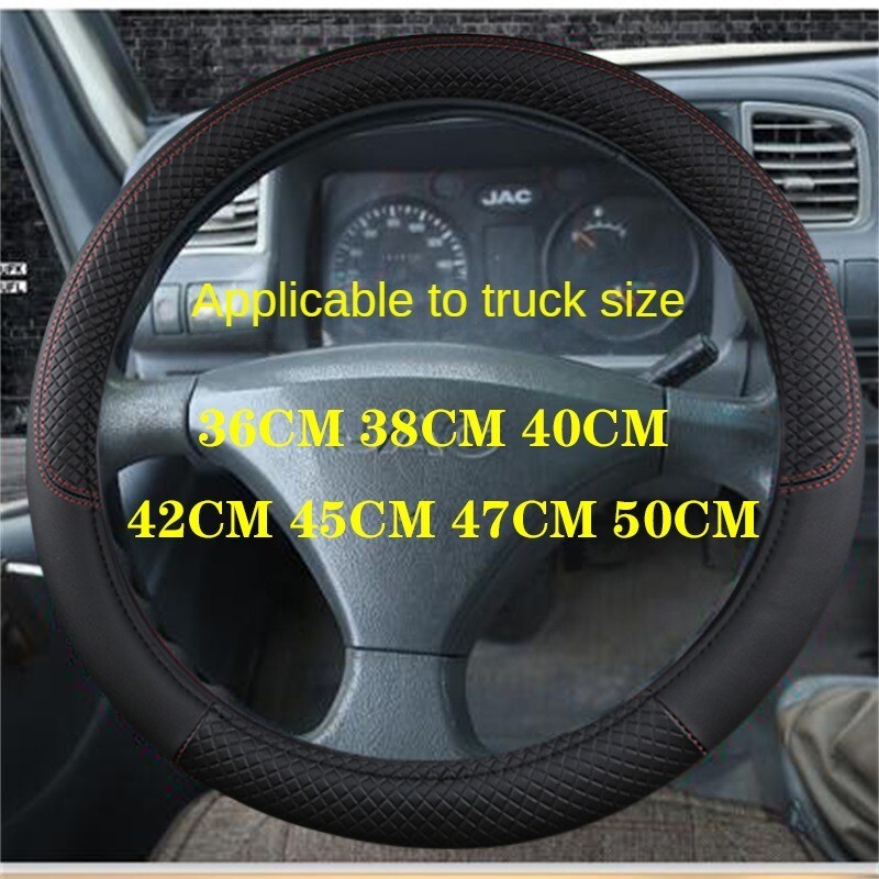Car Semi Truck Van Steering Wheel Cover Fits 15" 16" 17" 18" 19" Maximum Grip