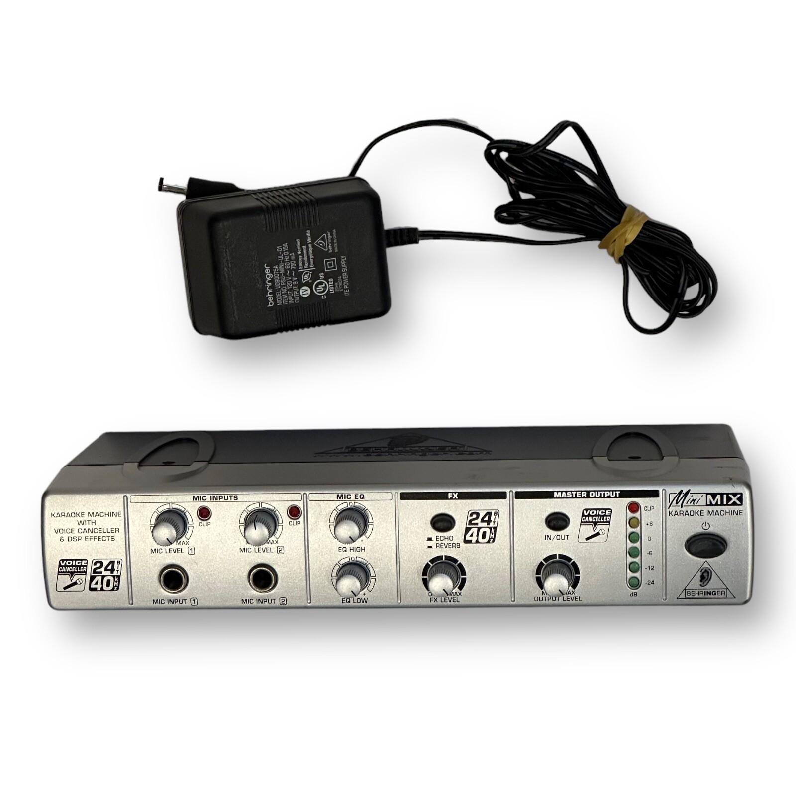 Behringer Minimix Mix800 Ultra-Compact Karaoke Machine with Voice Canceller & Fx