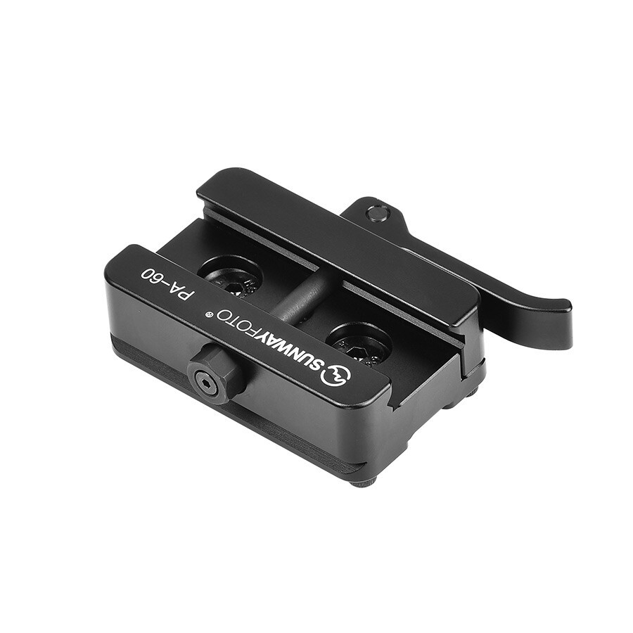PA-60 Picatinny  Rail Adapter Arca-Swiss Mount  for  Hunting Tripod Head Clamp