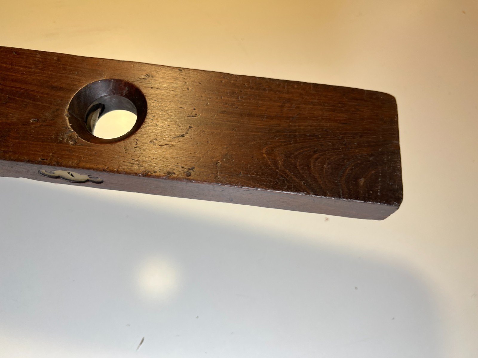 Rare Early Disston & Morss Precision Spirit Level Patent April 25, 1871 28" L