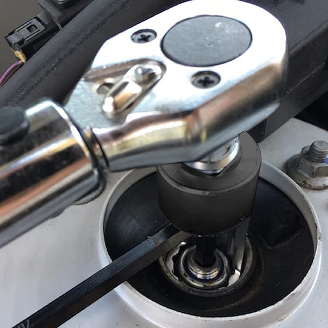 5pc Suspension Strut Nut Socket Set 18mm 19mm 21mm 22mm 24mm 12 Point 1/2" Drive