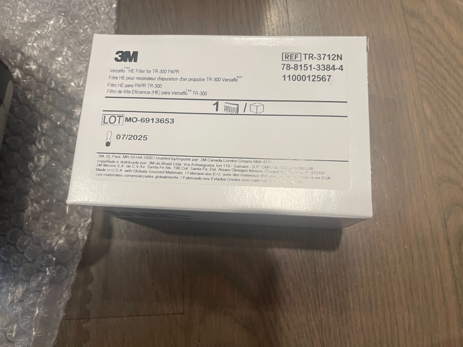 3M PAPR Respirator, Versaflo Powered Air Purifying Respirator Kit, TR-300N+ ECK