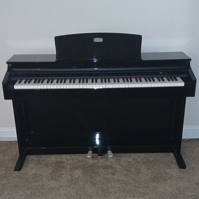 Williams Overture 2 88-Key Digital Piano with 3 Pedals, Black