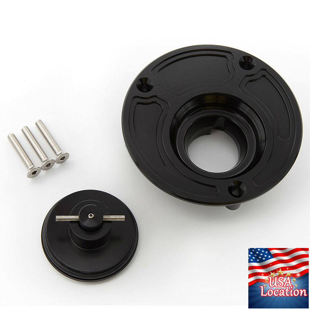 For Ninja ZX6R ZX636 2003-2006 ZX10R 2004-2005 CNC Gas Cap Tank Fuel Cover Oil