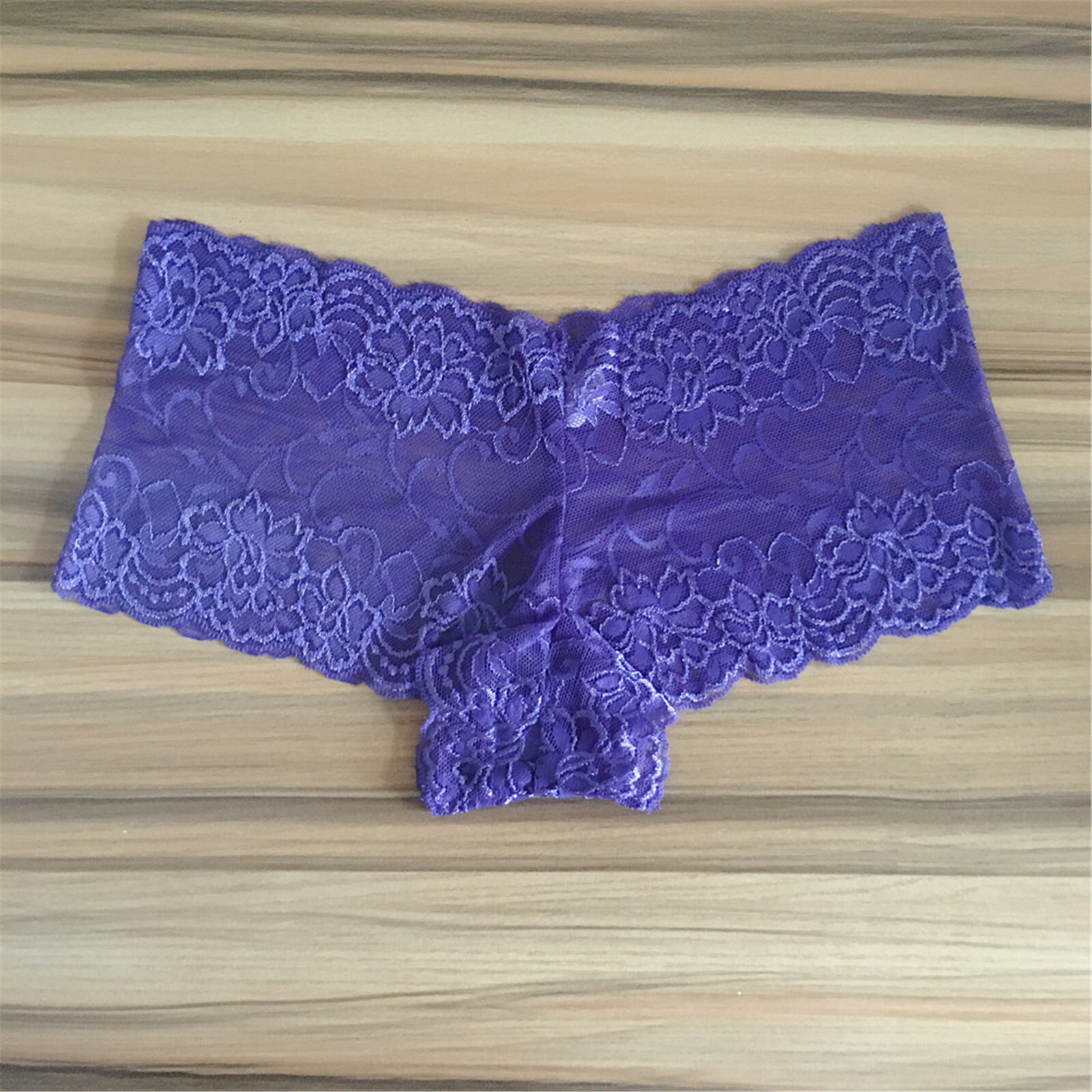 6 Pcs Lot Womens Sexy Full Lace Boyshorts Panties Hot Briefs Underwear,S-XXL