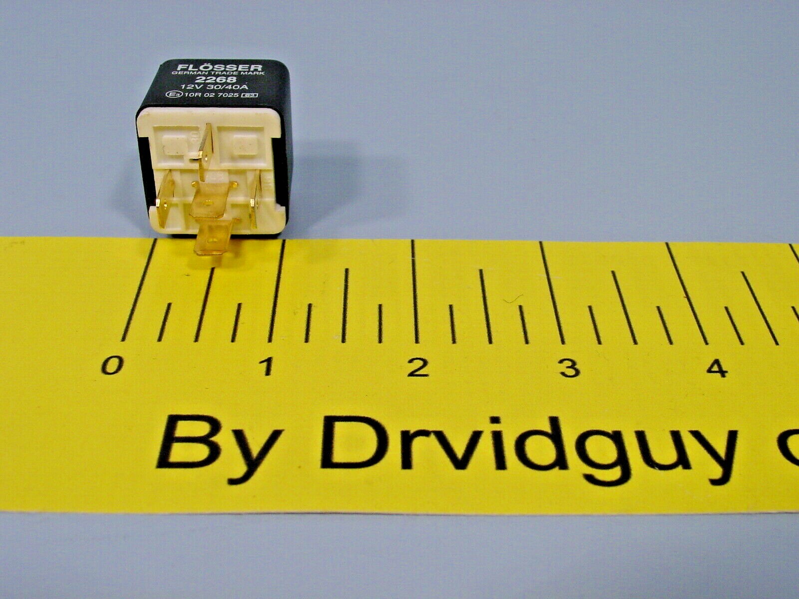 Lot of 2 Flosser 2268 Multi-Purpose Relays; 12V; 40/30A