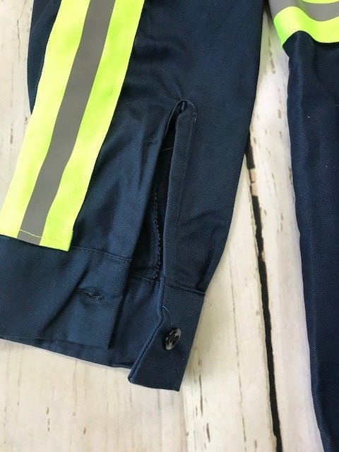 NEW High Visibility (Hi Vis) Enhanced Reflective Safety Work Uniform Shirts