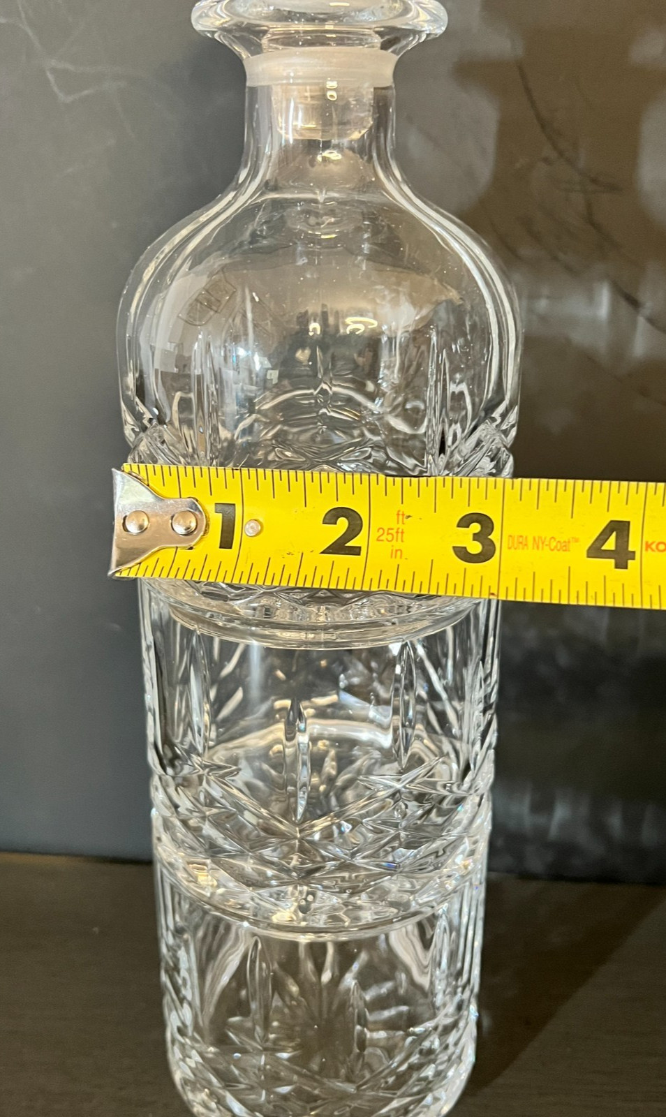 Marquis by Waterford Crystal Markham Stacking Decanter & Tumbler Set Whiskey