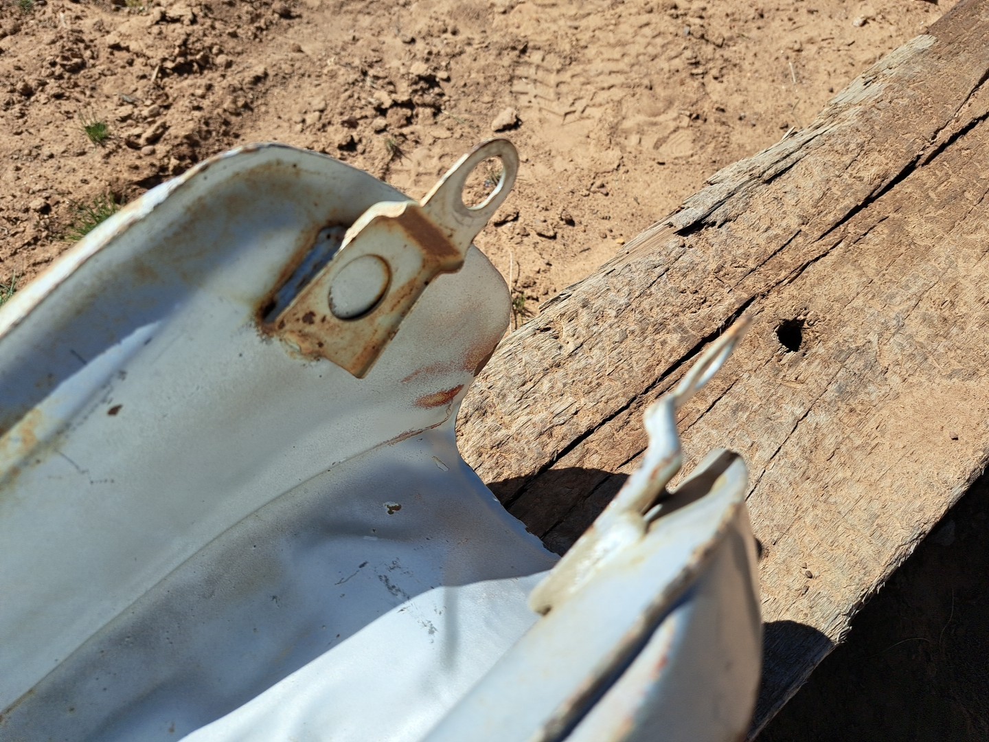 Vintage 1960's Kawasaki Motorcycle Fuel Tank Original Condition See Photos