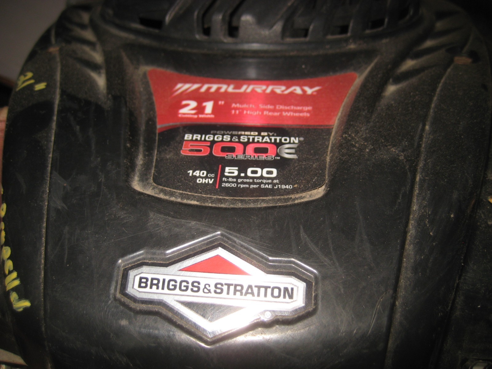 Briggs & Stratton OHV 500 E Series 140cc Vertical Shaft Push Lawn mower Engine