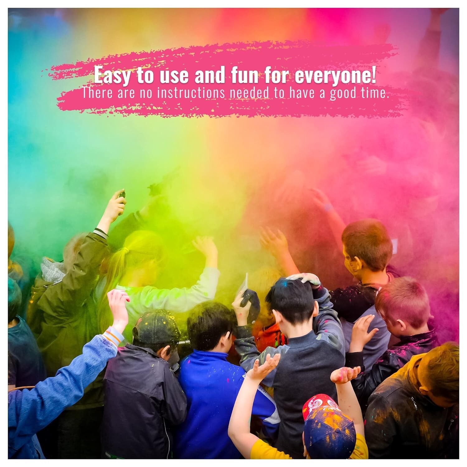 Color Blaze Color Powder Balls - 24 Prefilled Color Powder Mesh Balls - 8 Colors