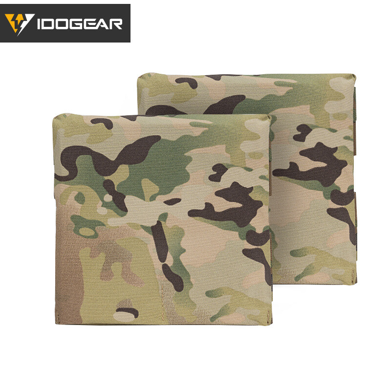 IDOGEAR Tactical Side Plate Pouch Set Plate Pocket 2PCS 6"X6" for JPC2.0 Hunting