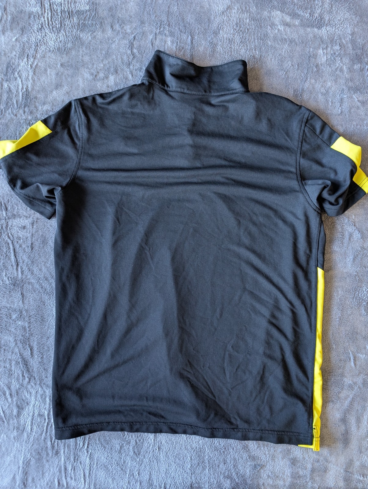 Nike Golf Oregon Ducks Dri-FIT Polo Shirt Mens XL Swoosh Black Yellow