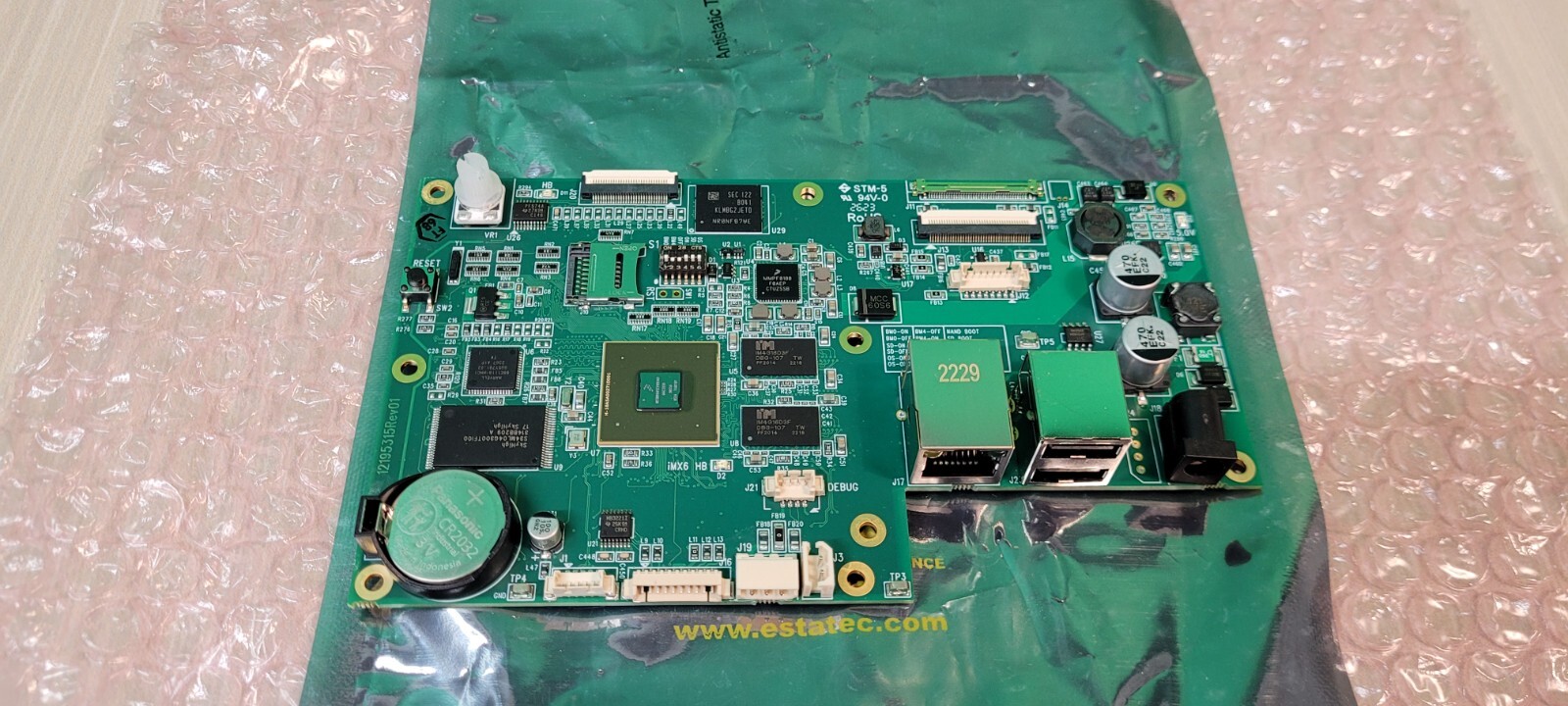 Single Board Computer SBC NXP i.MX6 Quad ARM Cortex-A9, 16GB RAM, 32GB FLASH
