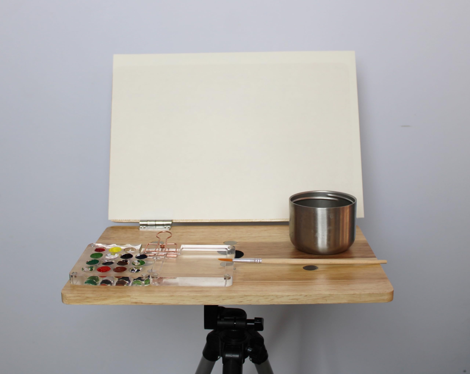 Magnetic Sketch Easel Plein air Easel Plein air watercolorist Camera Tripod