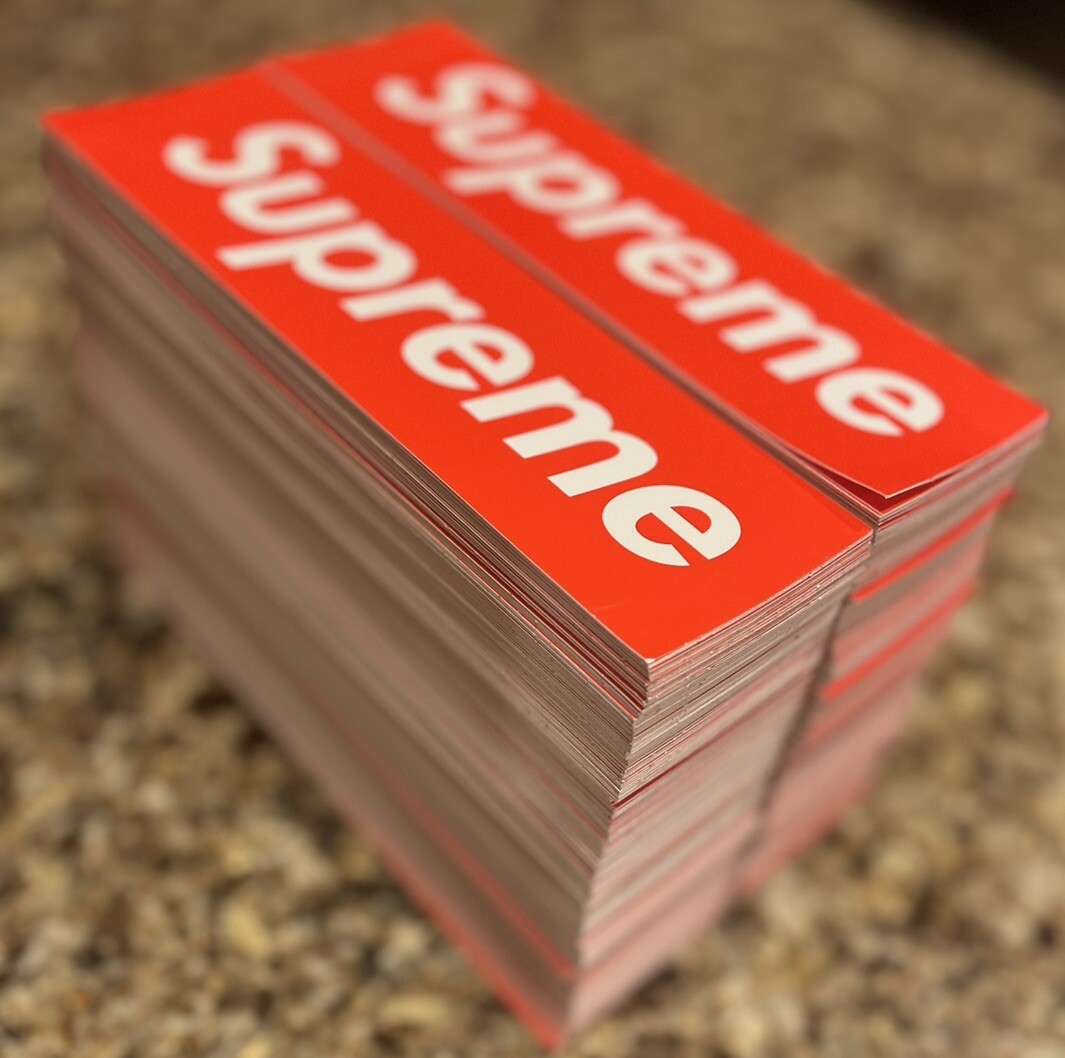 Supreme Box Logo Sticker Red Authentic Brand New Free Shipping Ships Same Day ✉️