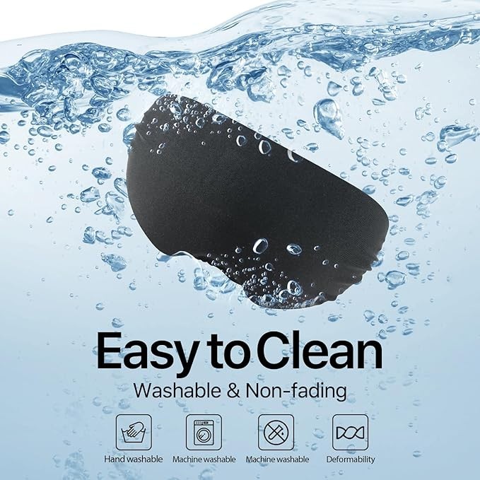 Ski Goggle Cover Sleeve, Snowboard Goggle Cover Microfiber Protective Lens Scrat