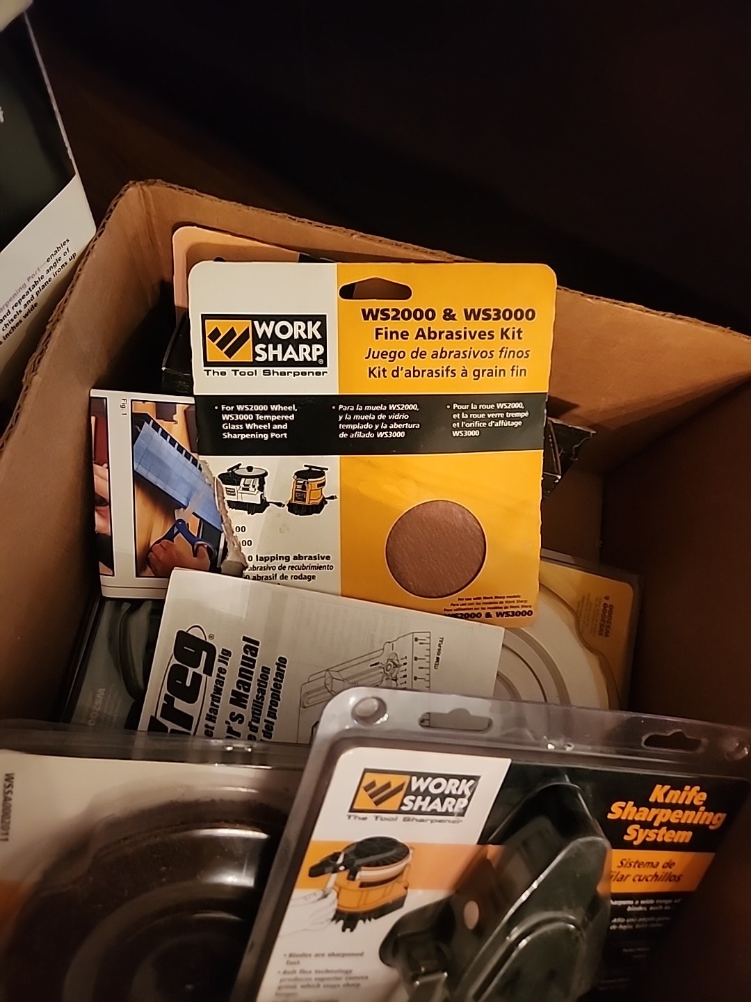 Work Sharp The Tool Sharpener WS2000, With Additional ACCESSORIES. NICE LOT