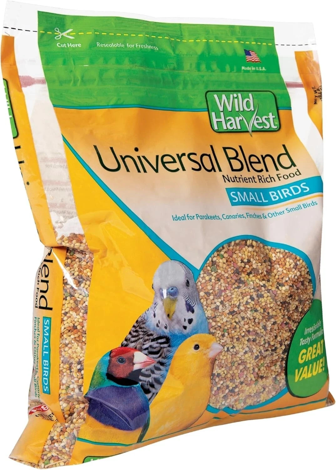 3Lb Small Bird Food-High Vitamin Seed Bird Food For Canaries, Parakeet , Finches