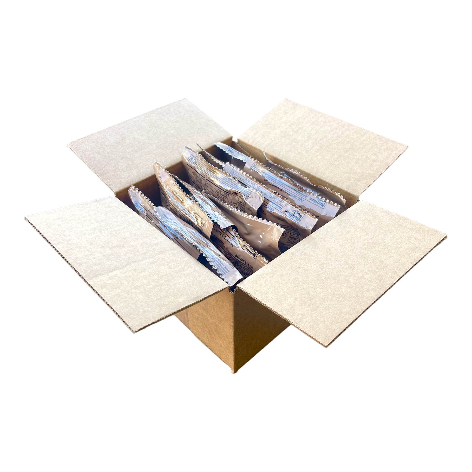 Military MRE Pound Cake Variety Pack: Vanilla, Marble, Applesauce.