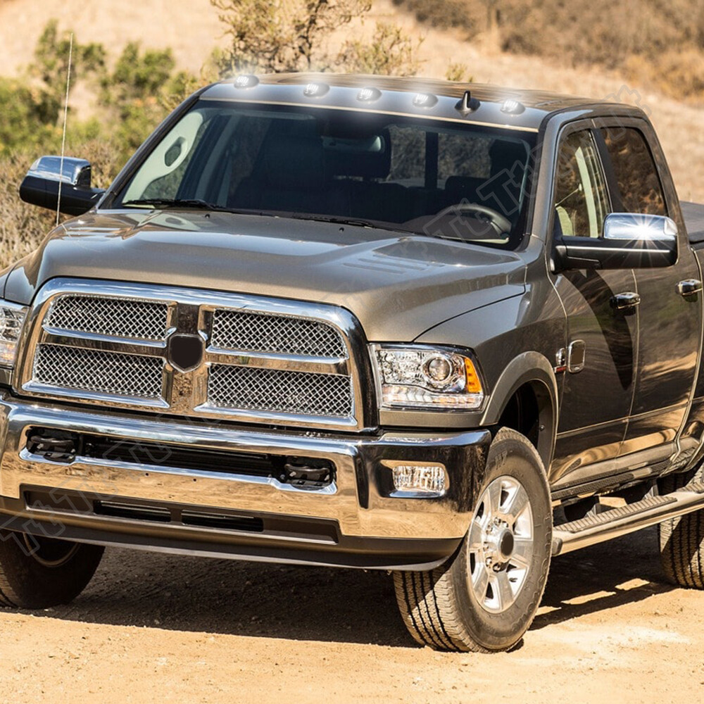 5x For Dodge RAM 1500 2500 3500 Smoked Rooftop Cab Running Marker Light LED