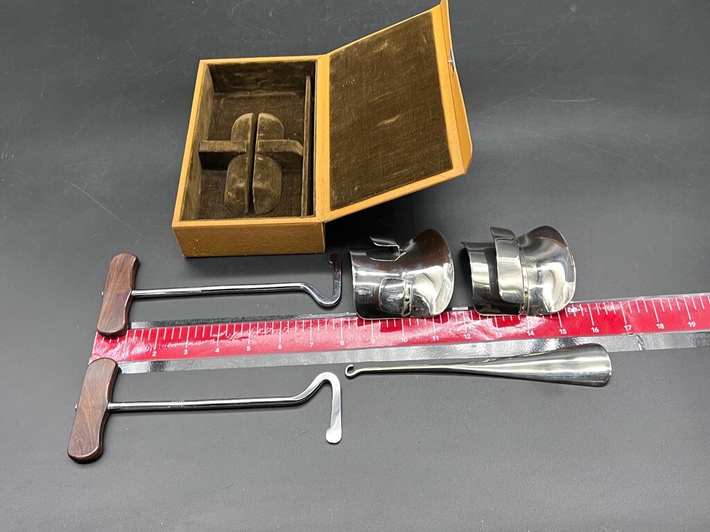 Abercrombie & Fitch Equestrian Riding Boot Lift Made in England in Pigskin Box