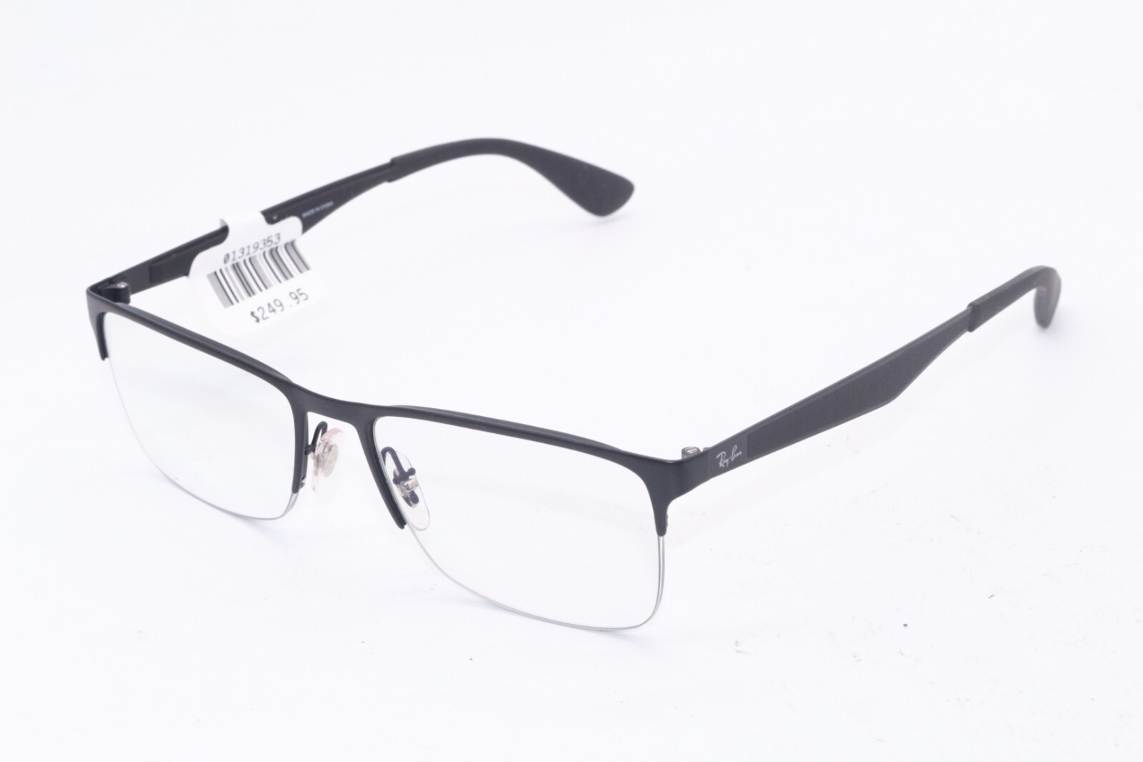 RAY-BAN RB 6335 2503 BLACK GUNMETAL AUTHENTIC FRAMES EYEGLASSES 54-17