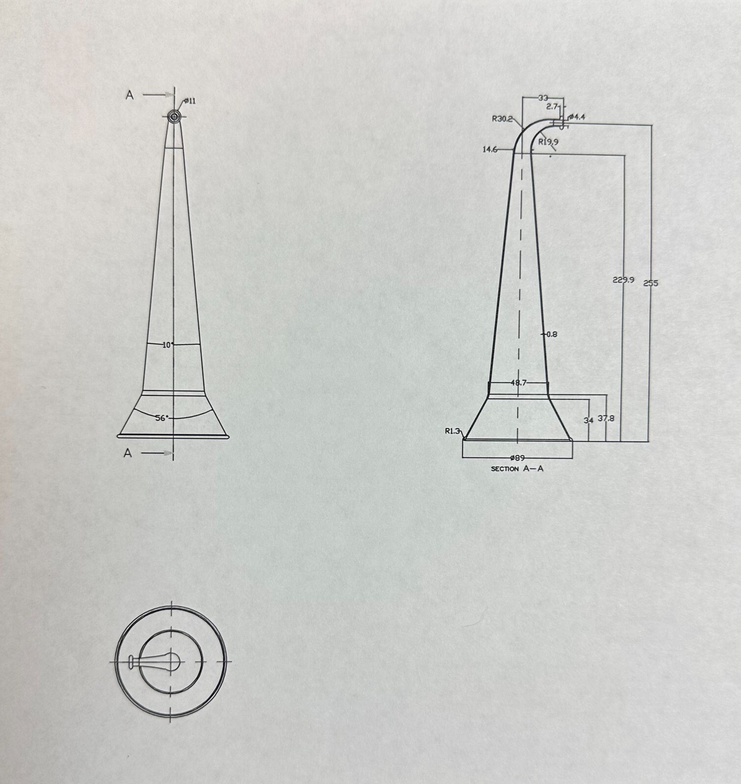 PAIR of REPRODUCTION PLASTIC EAR HORNS BUGLES TRUMPETS HEARING AID - New In Bag 