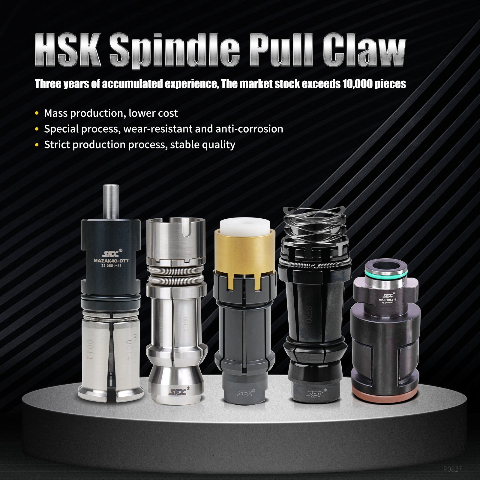 SFX MAZAK40-OTT Spindle Pull Claw Gripper Mass Production Alloy Steel MAZAK