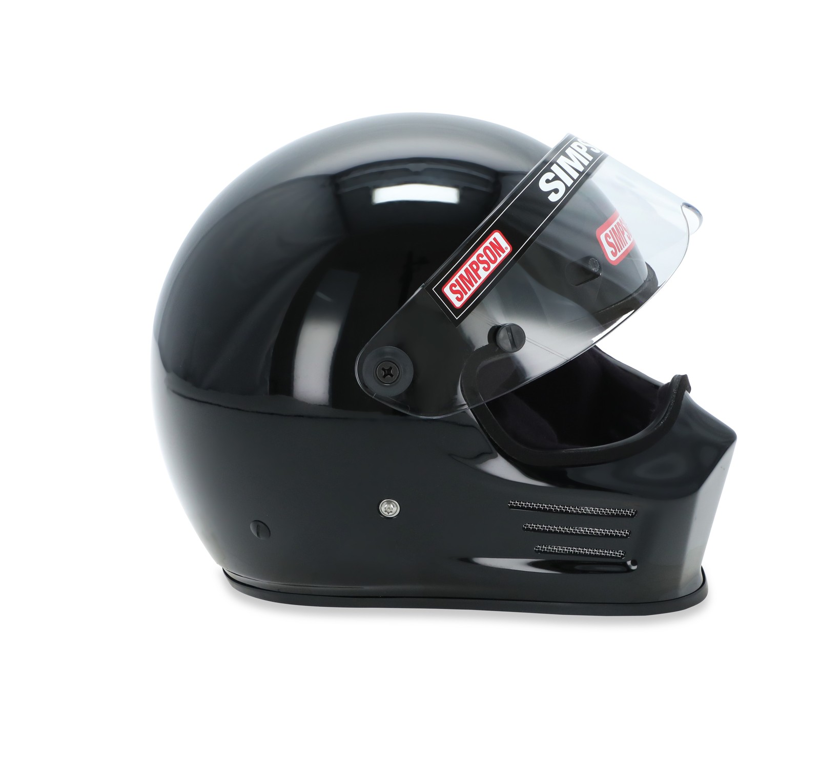 Simpson Racing 7210032 SA2020 Super Bandit Racing Helmet Adult Large Black