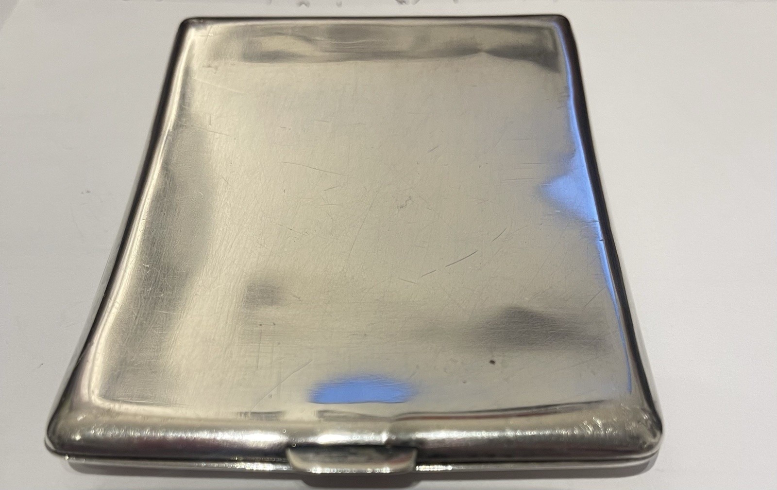 Sterling Silver Cigarette Case ~ 100.1 Grams☚☚☚☚👀