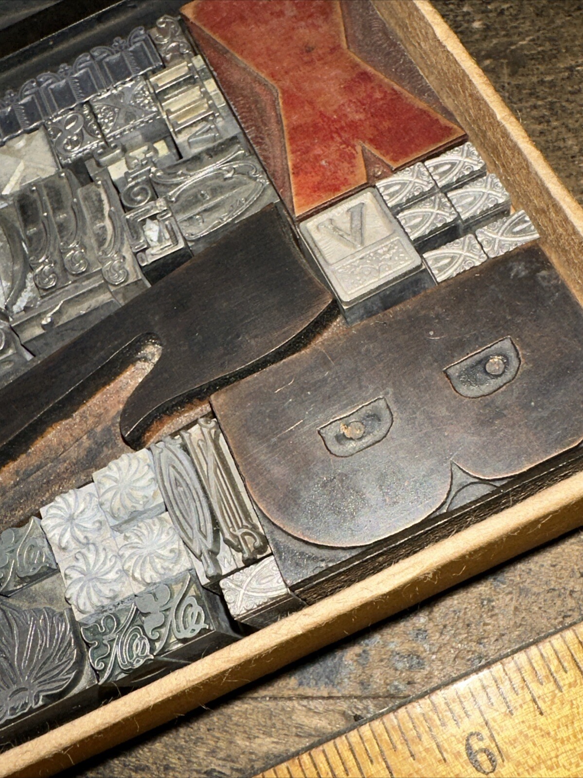 Printing Blocks Ornamentals Borders Dingbats. Wonderful Variety!! #54 Beautiful!