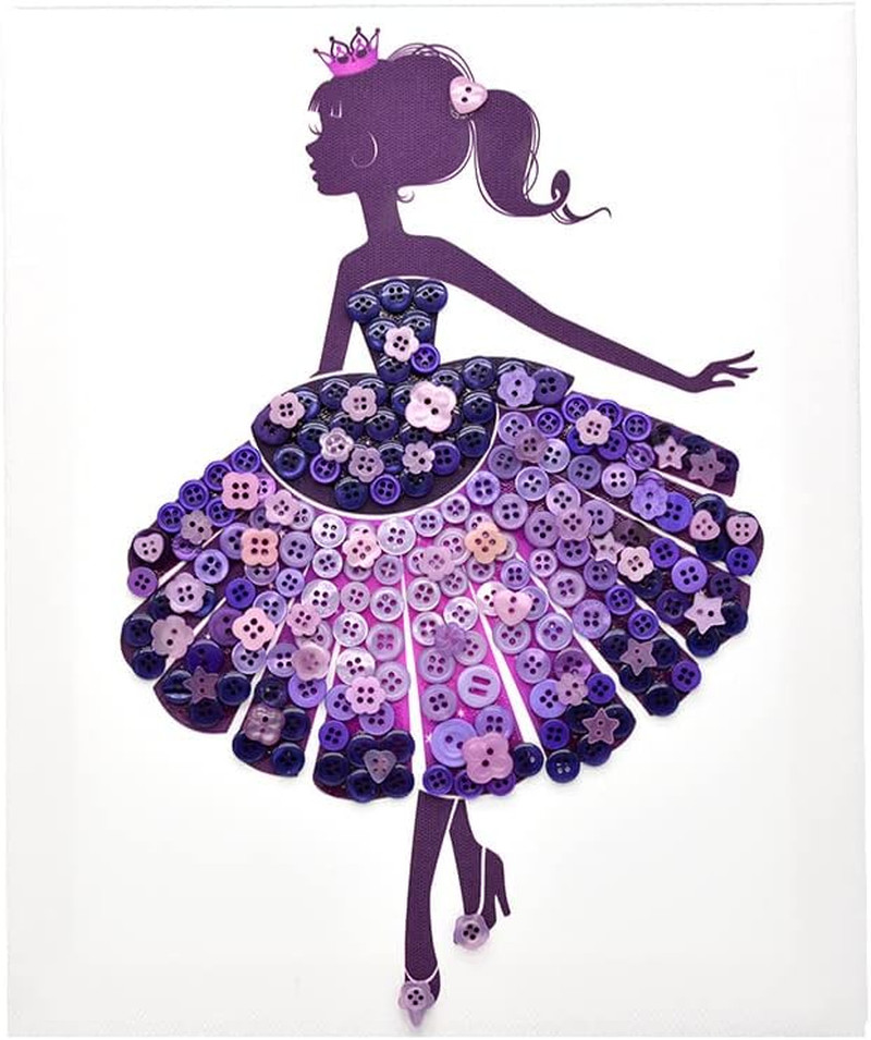 600-700Pcs Purple Buttons for Crafts Bulk Purple Craft Buttons Assorted Size for