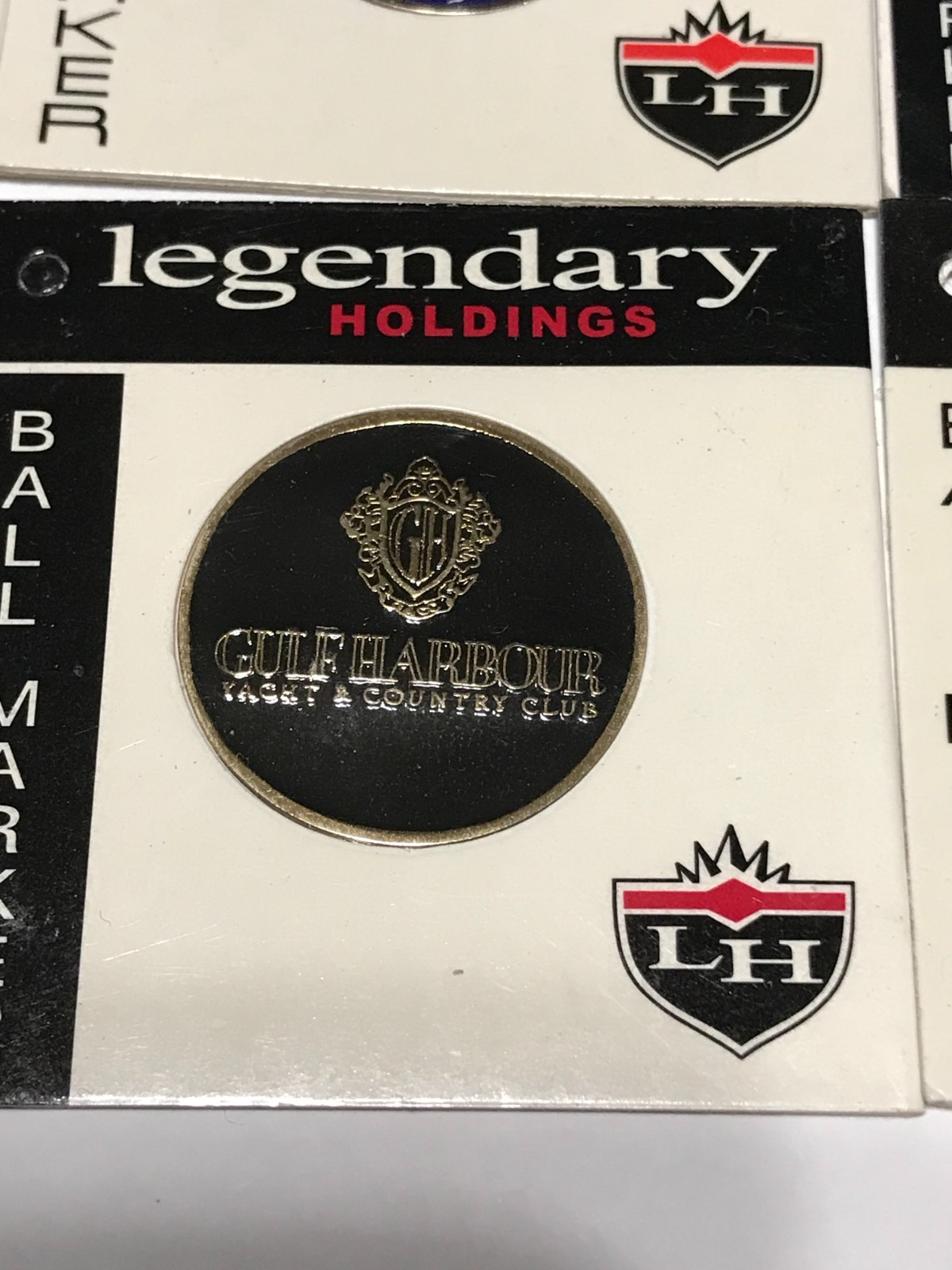 Lot of 6 Golf Ball Metal Markers La Quinta PGA West Cliff Harbour Vegas $500 NEW