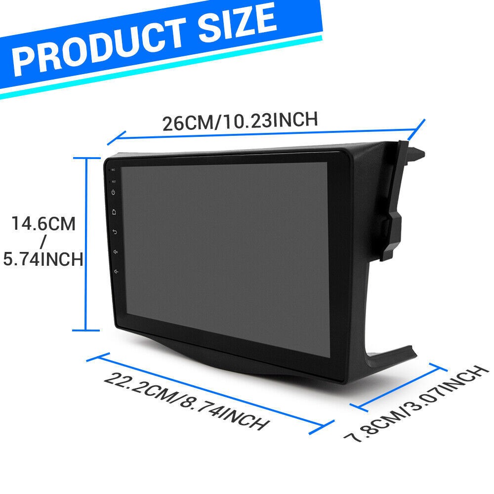 Apple Carplay For Toyota RAV4 2007-2012 Android 15 Car Stereo Radio GPS WIFI+Cam