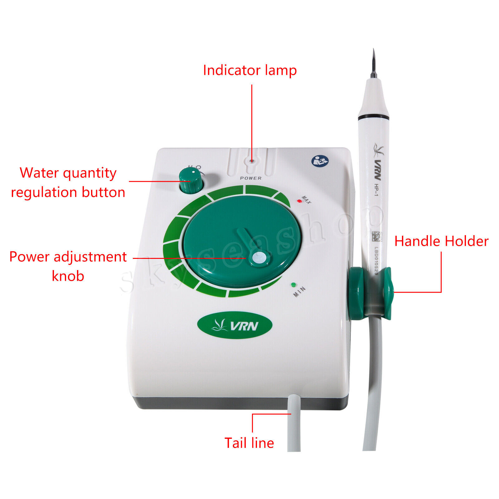 Dental Ultrasonic Piezo Scaler Handpiece For Woodpecker EMS Cavitron VRN-08B