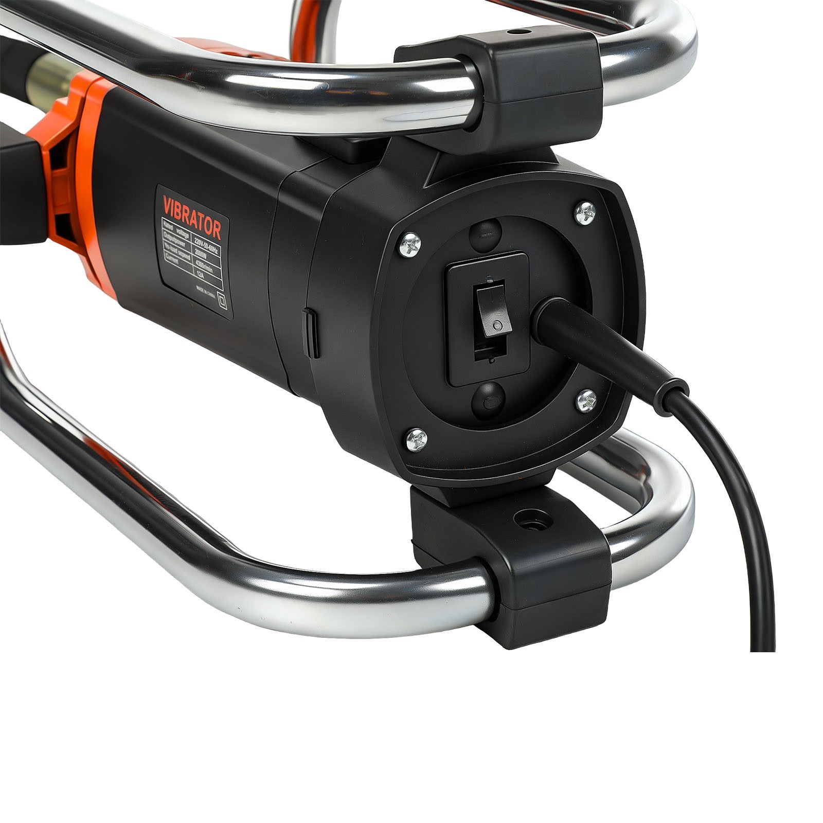 Electric Concrete Vibrator 2000W 14-3/4 feet Poker to Remove Air Bubbles 6m