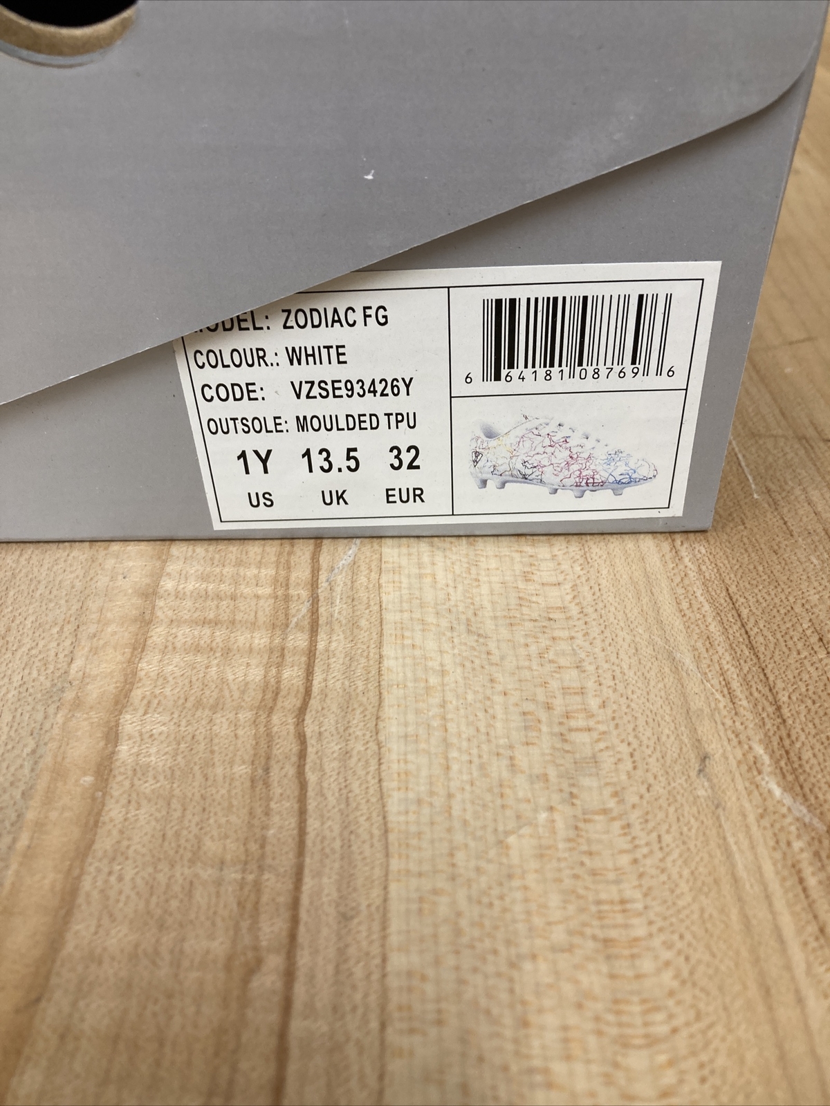 Vizari - Kids Zodiac FG Outdoor Soccer Cleats Size 1Y New