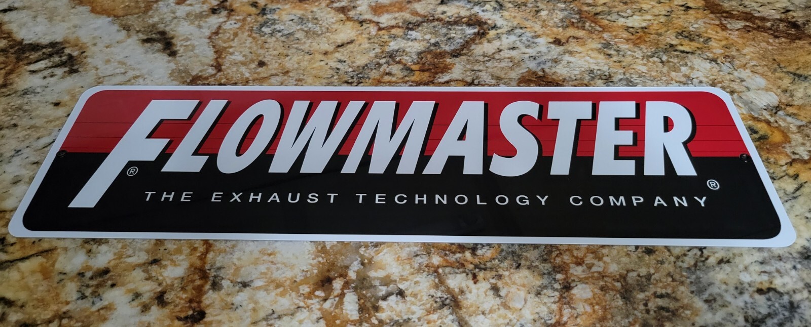 Flowmaster Aluminum sign 6" x 23"