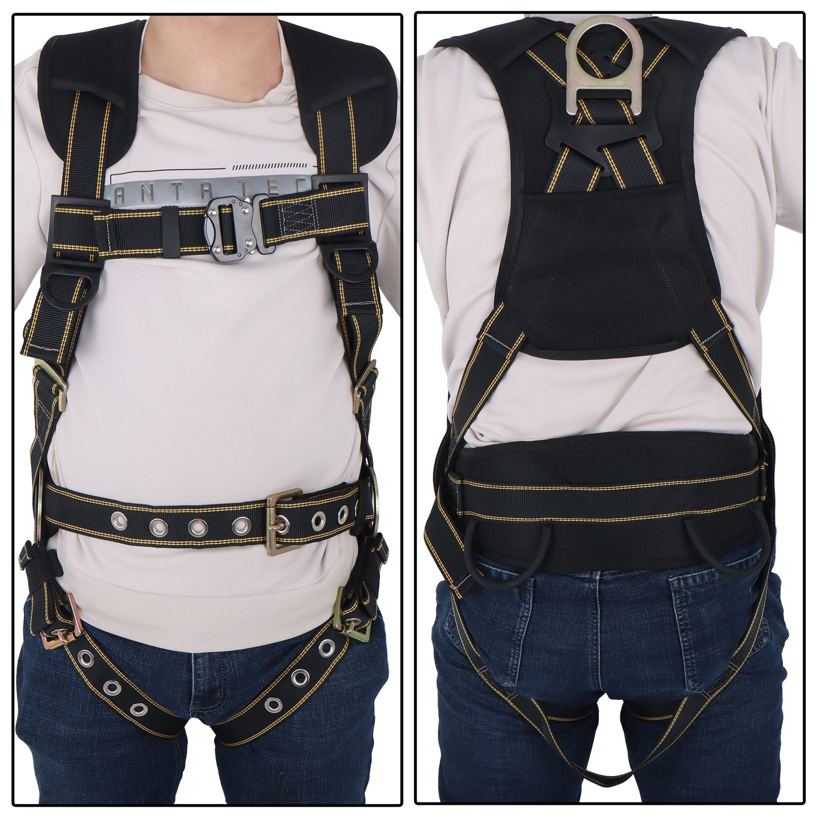 Safety Harness 5 points (S – XL) Full Body Harness Suspension Trauma Straps