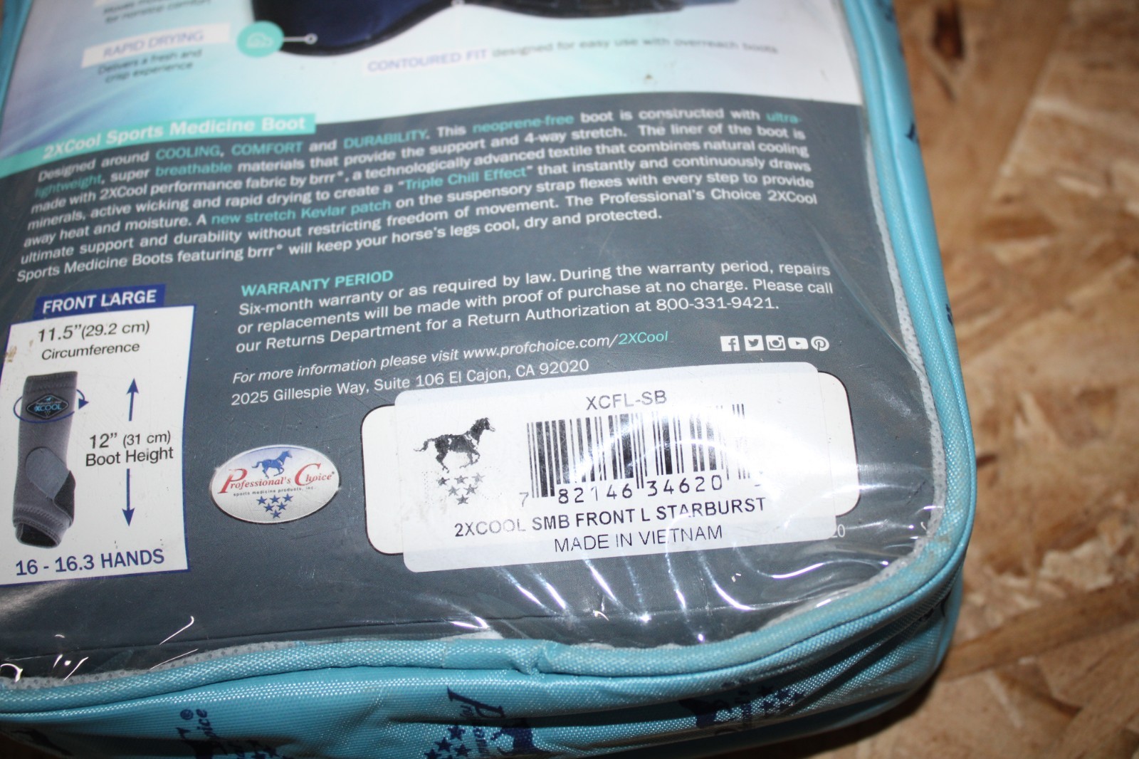 NEW PROFESSIONAL CHOICE XCOOL HORSE SPORTS MEDICINE BOOT LARGE FREE SHIPPING