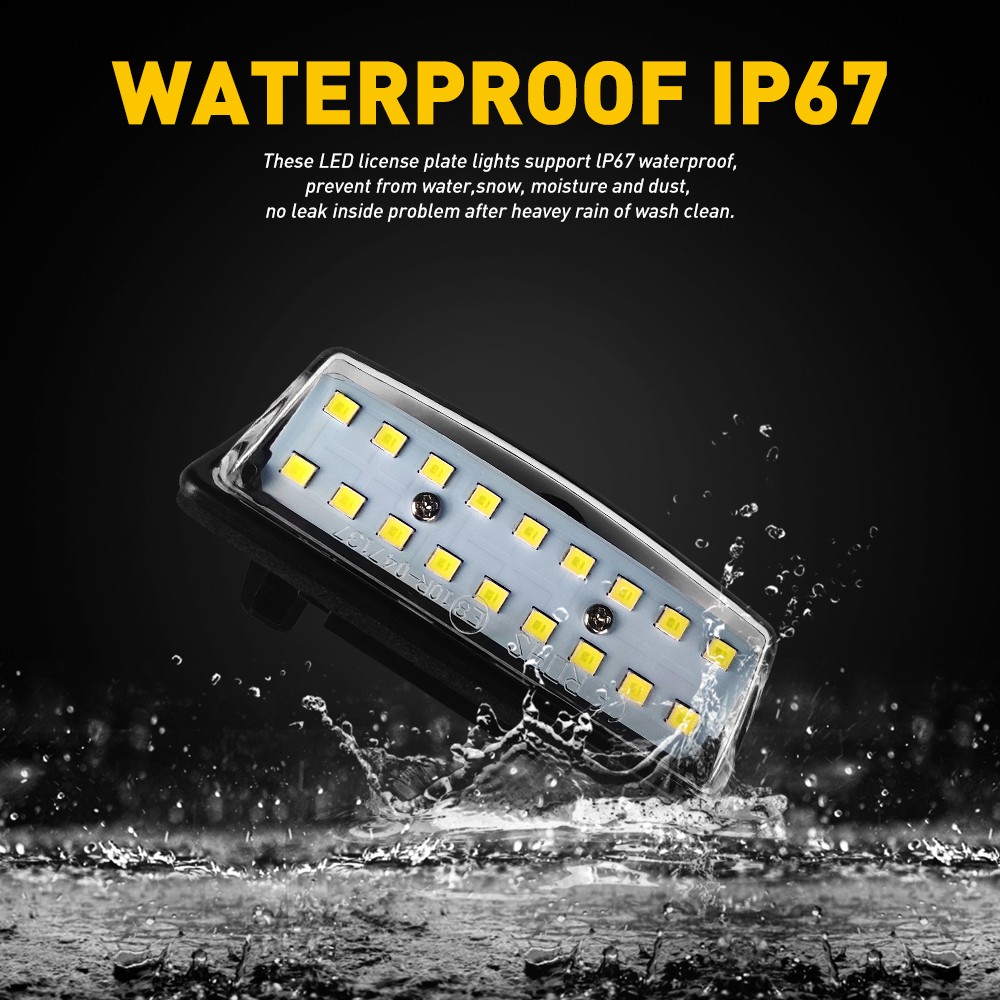 AUXITO LED License Light Plate Tag Lamp For Nissan Altima Maxima Rogue Sentra