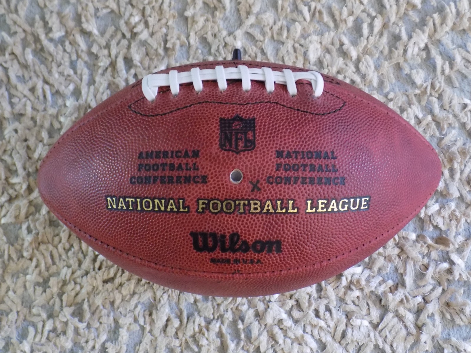 The Duke NFL Wilson Sporting Goods Football Tagliabue Goddell RARE ERROR