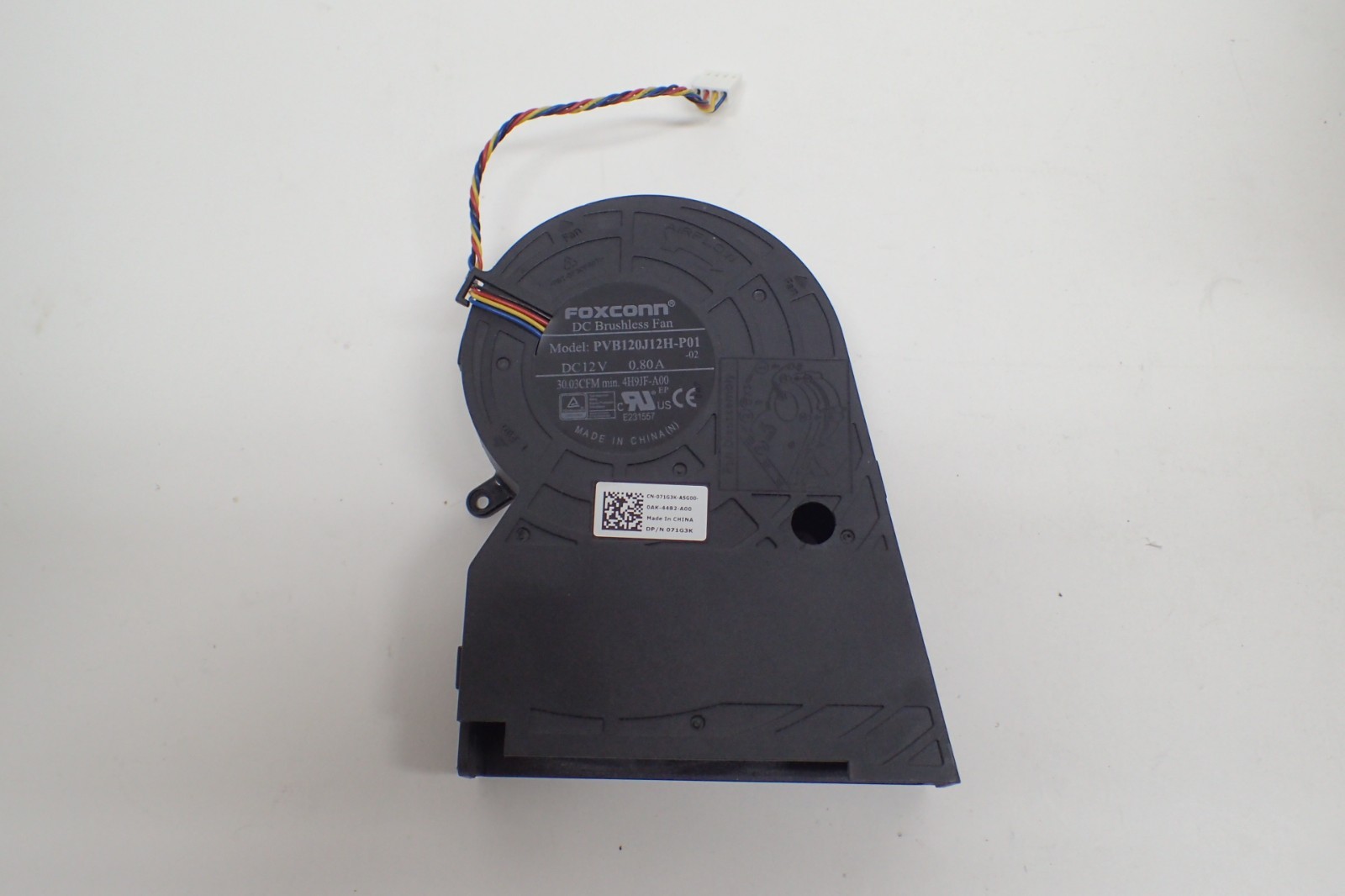 OEM Dell OptiPlex 3080 XE3 SFF CPU Cooling Fan 71G3K *No Heat Sink