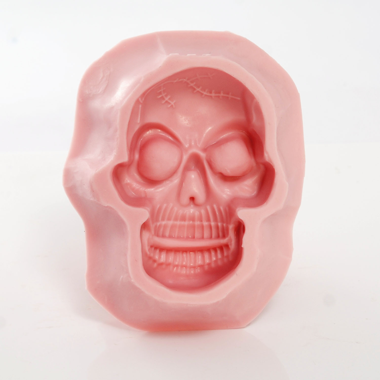 Large Skull Silicone Mold - Food Safe Chocolate - Soap, Wax, Resin, Clay (557)