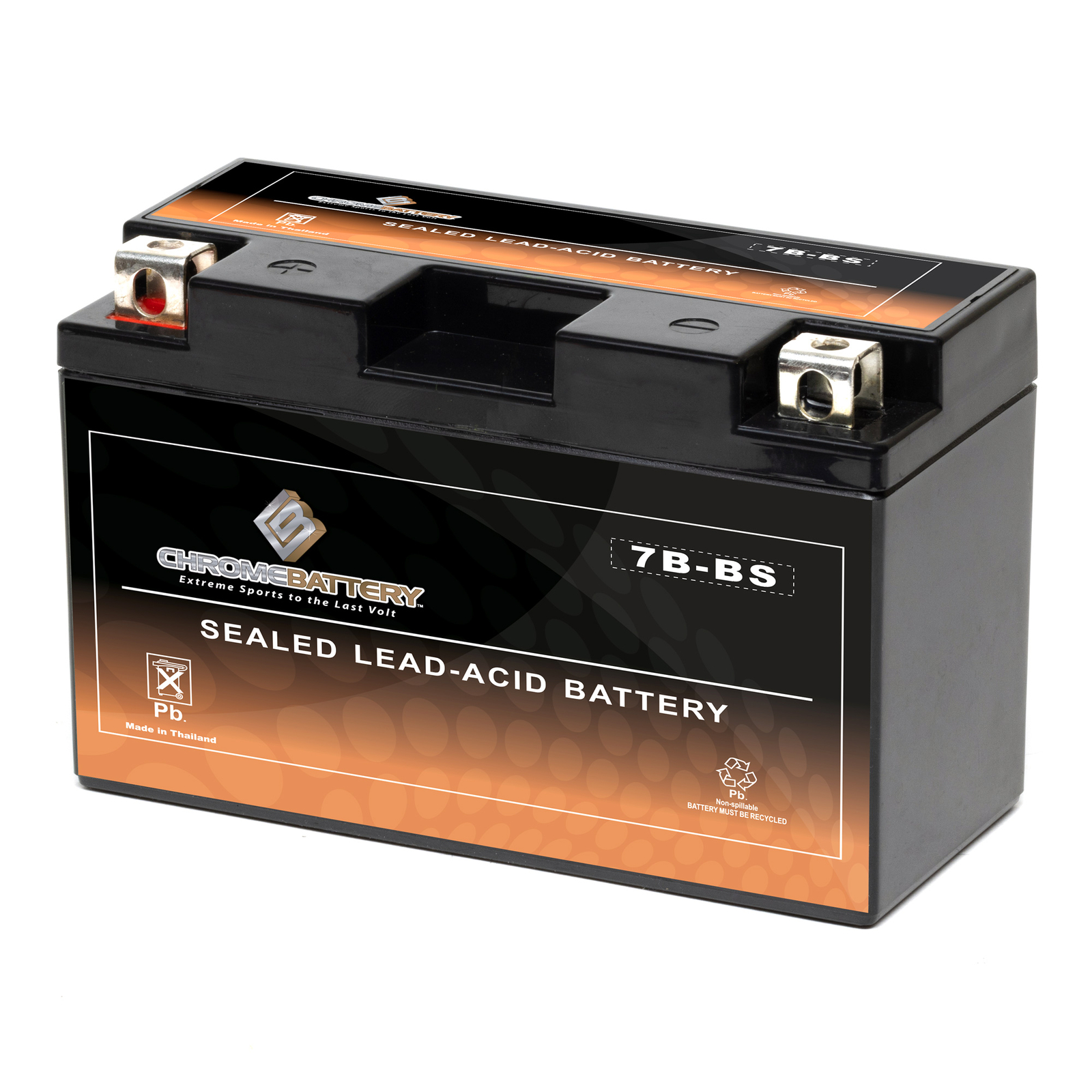 YT7B-BS High Performance AGM ATV Battery for Yamaha YFZ450 04-13, BRP DS450