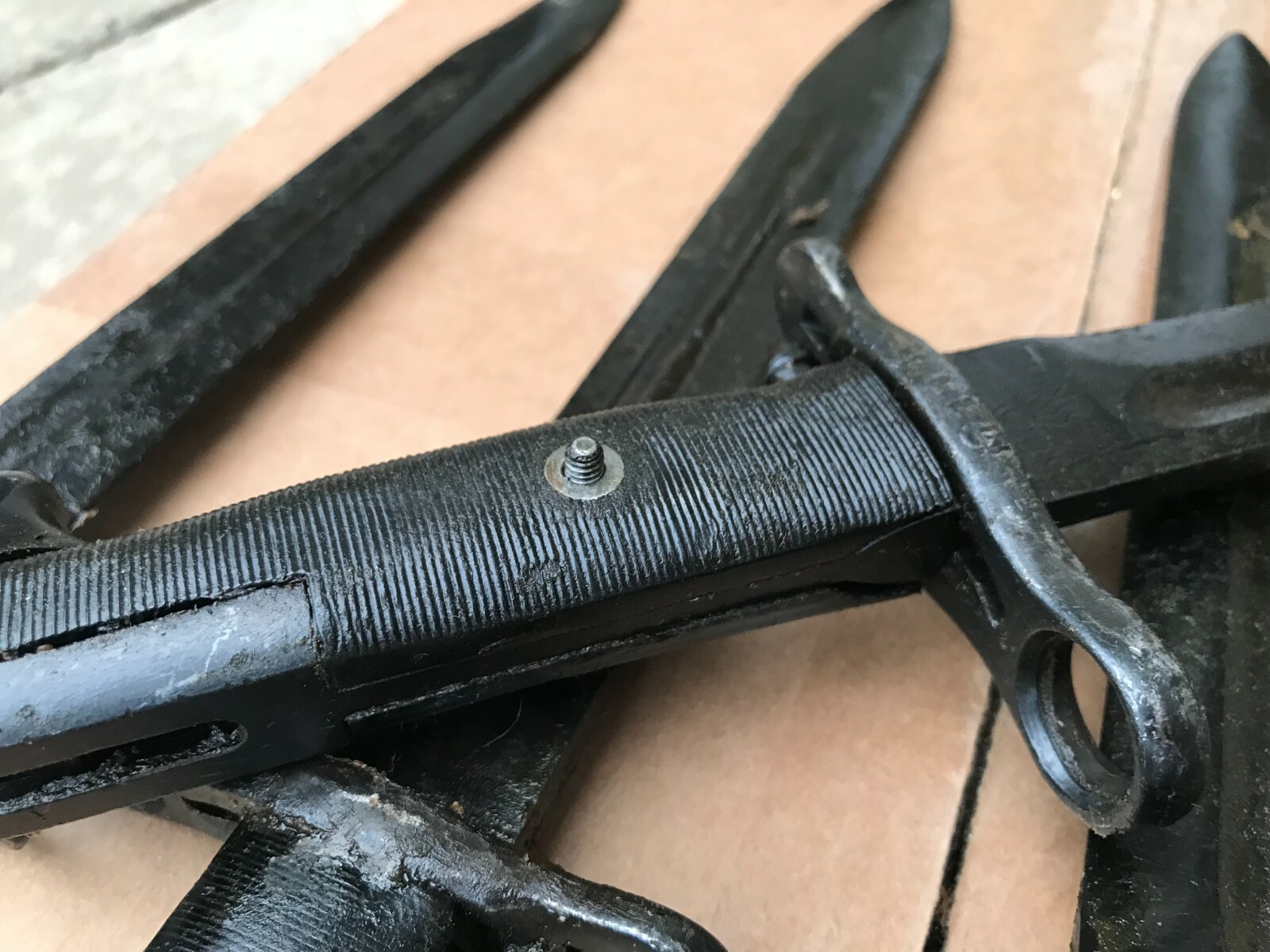 WWII Type Model M1 Garand Bayonet 1903 Springfield 1903A3 Knife Black USED