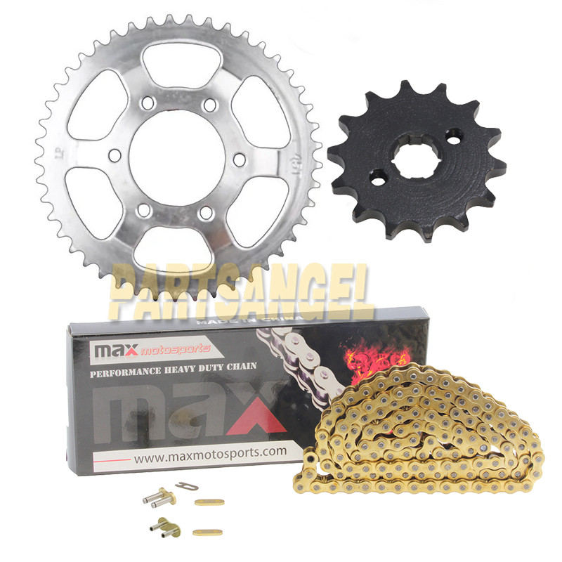 Drive Chain & Sprockets Kit for Yamaha Serow 225 XT225 1992 1993 1994 2005-2007